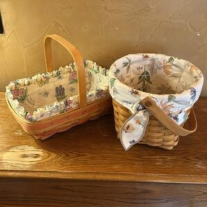 2 longaberger Easter baskets!
